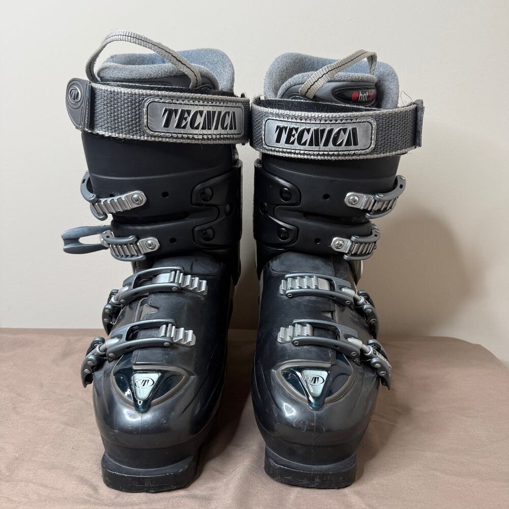 Tecnica Rival X9 Women’s Ski Boots Mondo 25.0-25.5 US 8-8.5 4 Buckle Black